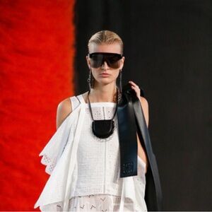 Maximalist Punk Rock Oversized Wrap Around D Frame Shield Visor Sport Sunglasses